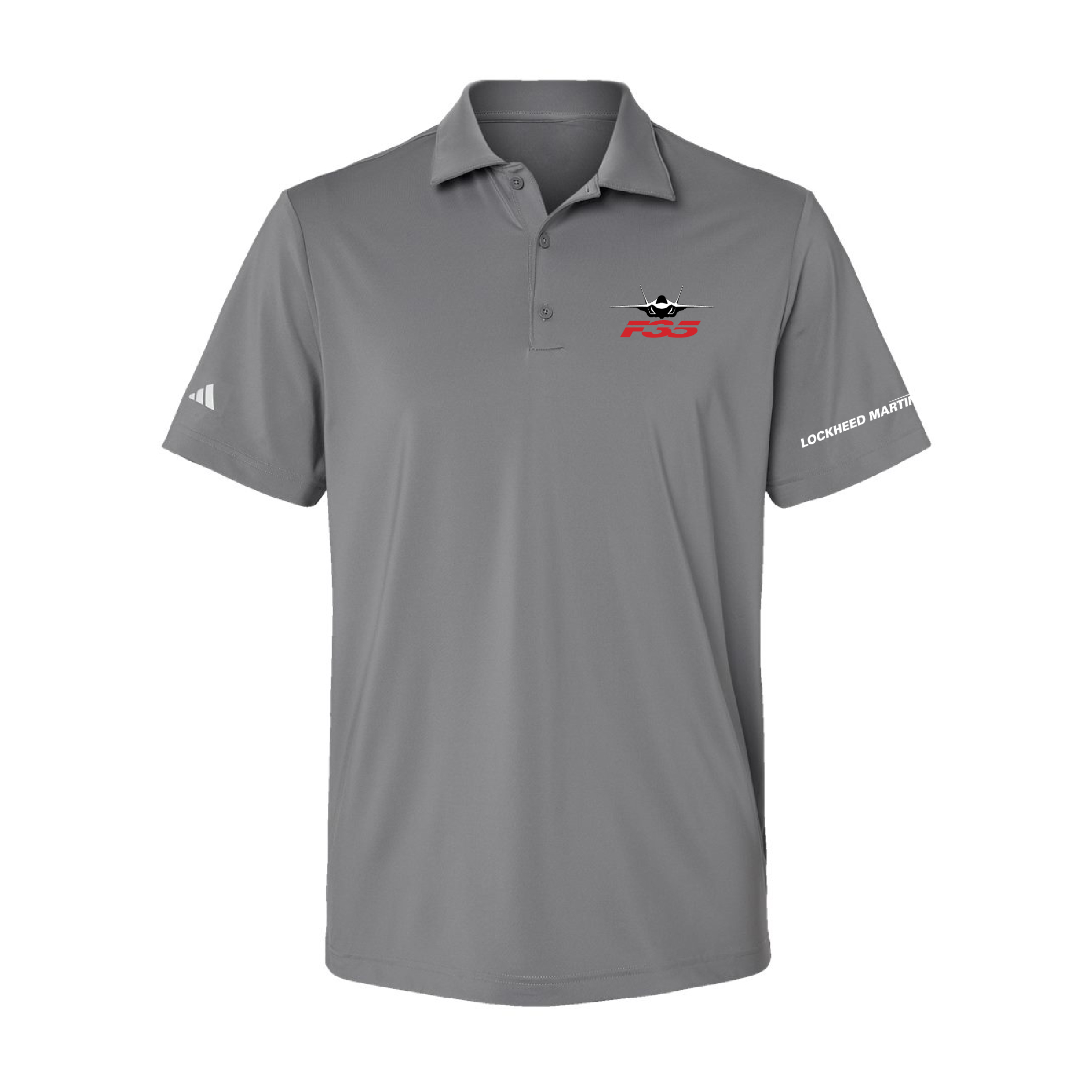 F-35 Adidas Ultimate Solid Polo