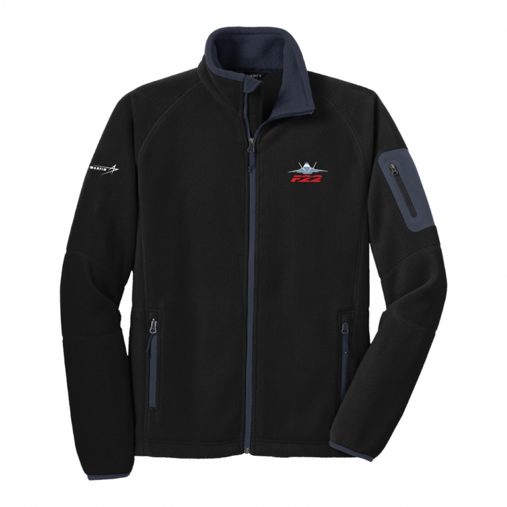 F-22 | F-22 Enhanced Value Fleece Full-Zip Jacket | LM110002-F22