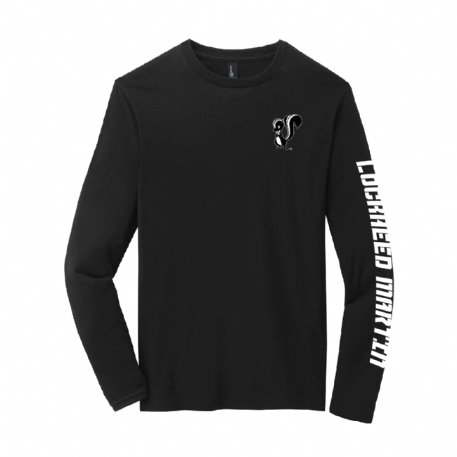 Graphic Tees | Skunk Works Patch Design Long Sleeve Tee | LM050003-SW