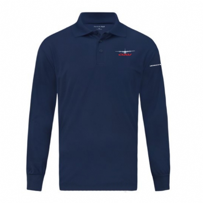 C-130J Long Sleeve Micropique Sport-Wick Polo